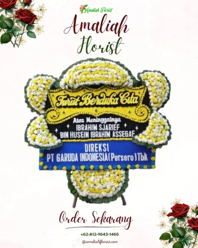Papan Bunga Duka di Campursari