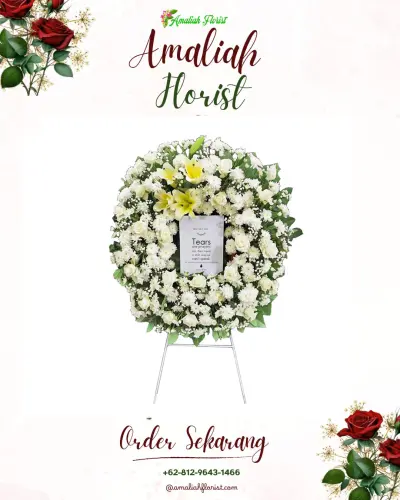 Krans Bunga Duka Cita di Campursari