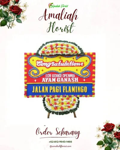 Bunga Papan Congratulation di Campursari